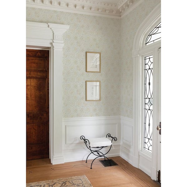 Aliviya Mint Peel and Stick Wallpaper