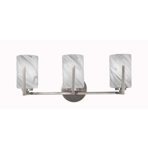 Unbranded Cottonwood 21 in. 3-Light Graphite Vanity Light