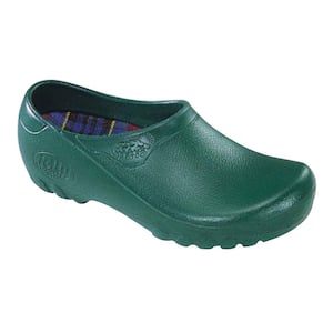 Women's Hunter Green Garden Shoes - Size 8
