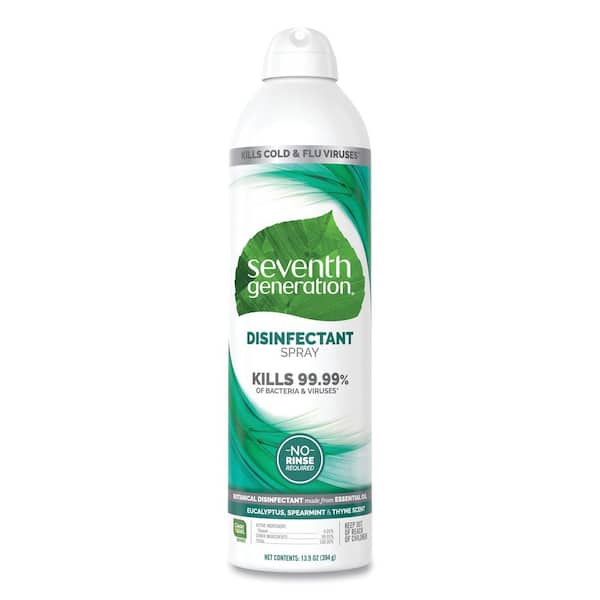 SEVENTH GENERATION 13.9 oz. Eucalyptus/Spearmint/Thyme Disinfectant Aerosol Sprays Spray (8-Count)