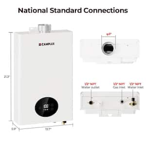 Instant 2.64 GPM 68,000 BTU Indoor Propane Tankless Water Heater