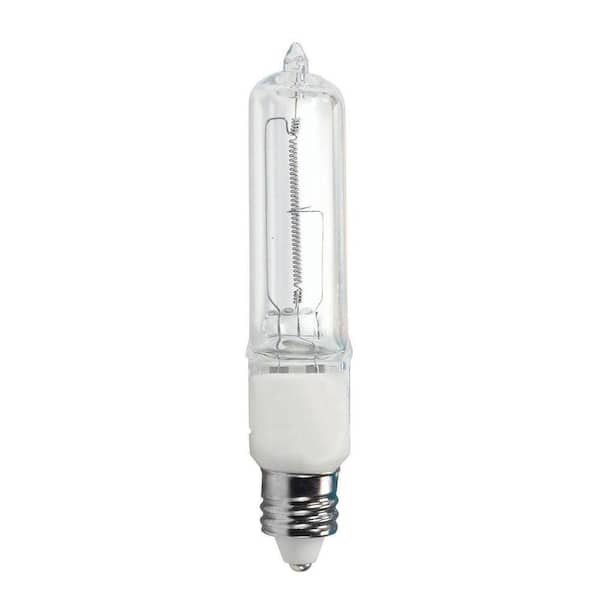 Philips 150-Watt T4 Halogen Mini-Candelabra Base Sconce Decorative Dimmable Light Bulb