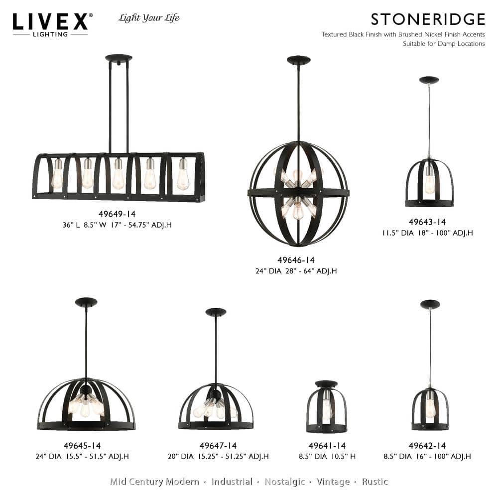 Brushed Nickel Sputnik 6-Light Pendant Chandelier