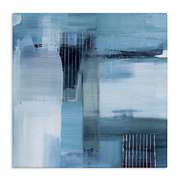 Stupell Industries Woven Paint Streaks by Susan Jill Unframed Abstract Graphic Art Print 24 in. x 24 in.