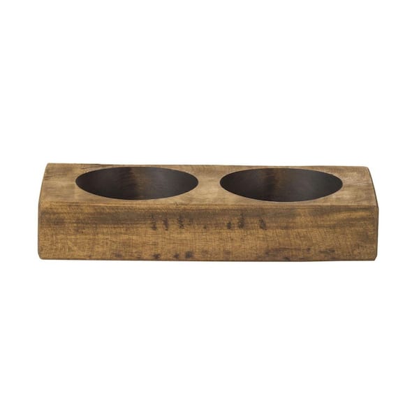 Brown Wood Pillar Single-Pack