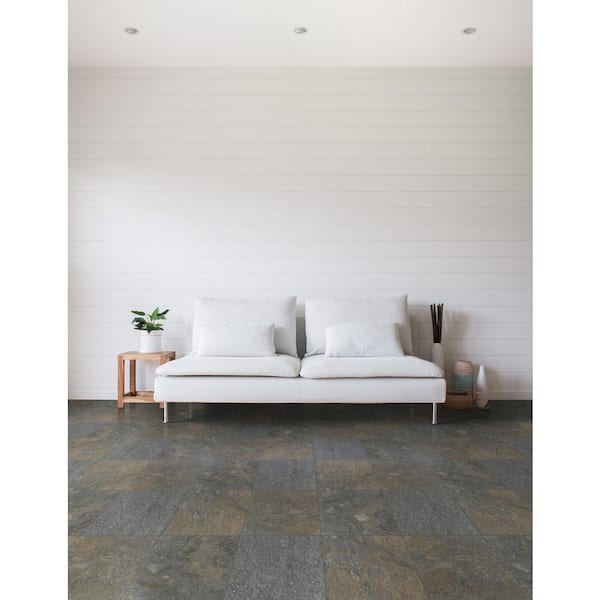 Verde Amazonia 12 in. x 12 in. Polished Marble Floor and Wall Tile (10 sq. ft./Case)