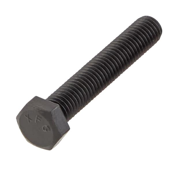 1/2 in. -13 x 3 in. Black Hex Bolt (15-Pack)