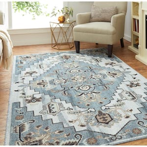 Bovard Gray 7 ft. 6 in. x 10 ft. Global Area Rug