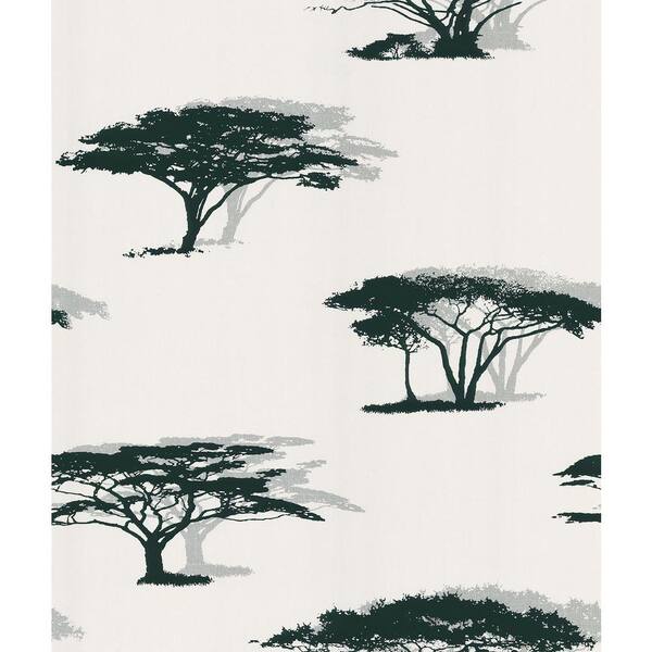National Geographic Black Serengeti Tree Wallpaper Sample