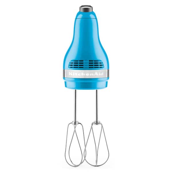 KitchenAid Ultra Power 5-Speed Crystal Blue Hand Mixer with 2 Stainless Steel Beaters