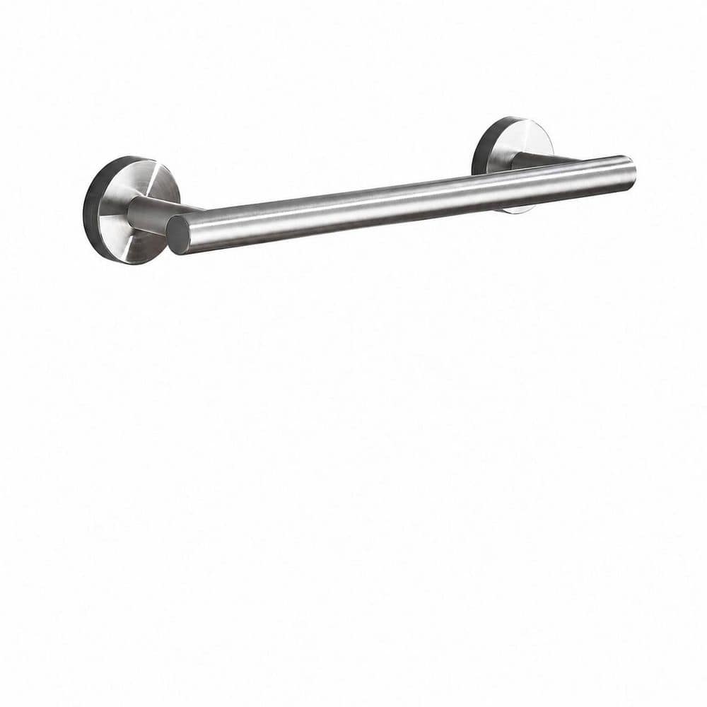 12 in. Wall Mounted Towel Bar Bath Accessory in Brushed Nickel Stainless Steel Round price history on PriceWatchPro