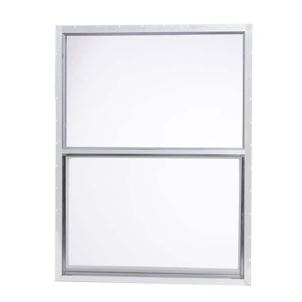 TAFCO WINDOWS 30 in. x 40 in. Mobile Home Single Hung Aluminum Window - White