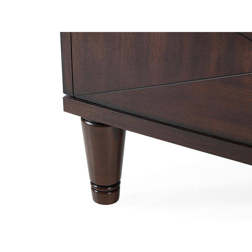Valentina 36'' Medium Brown Birch Wood Vessel Sink Vanity with Marble Top