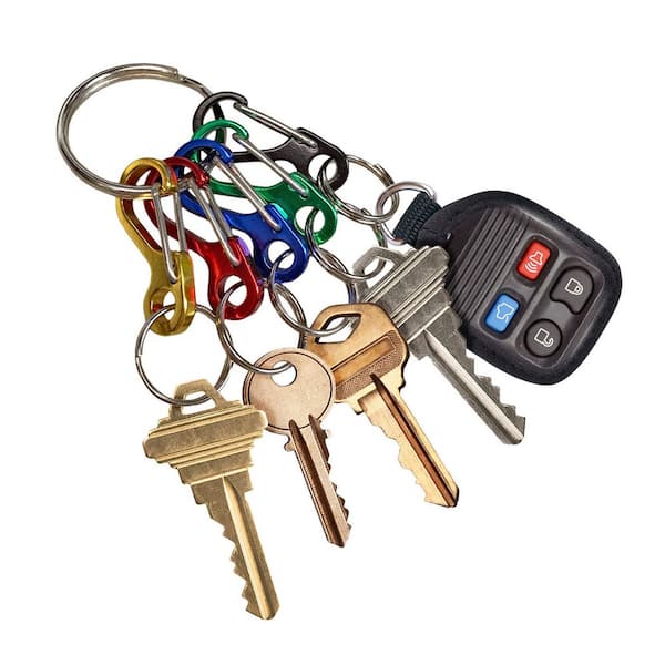 Lucky Line Products Mini ID Clips, Assorted, 25 per Jar 45925