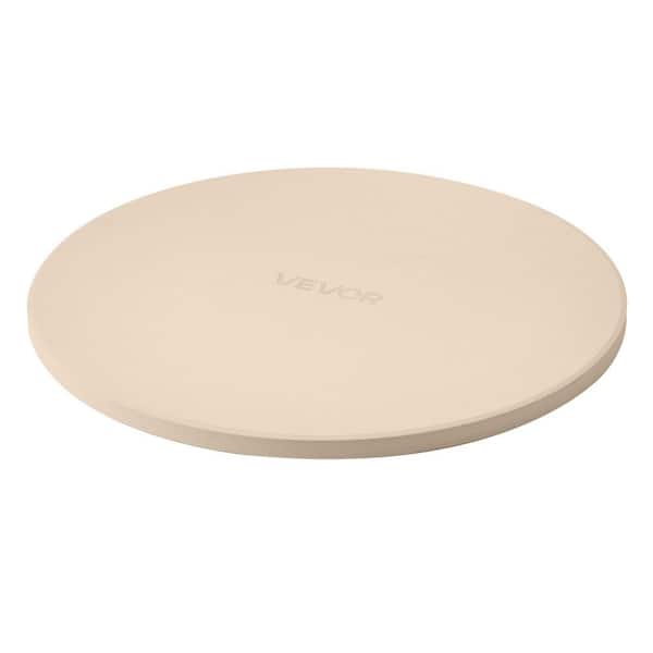 Pizza Stone, 16 in. Round Cordierite Baking Stone 0.67 in. Thick with Rack Stand, 1450°F Heat Resistant for Oven BBQ