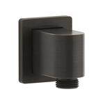 Awaken 1/2 in. Brass 90-Degree Slip-Fit Wall-Mount Supply Elbow with Check Valve, Oil-Rubbed Bronze