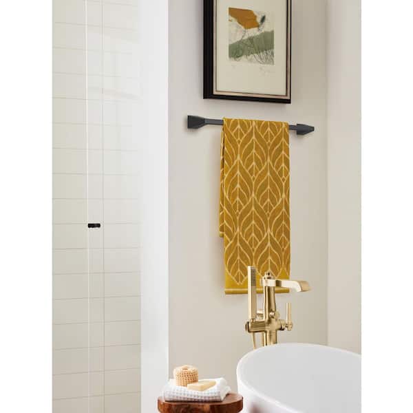 Blackrock 24 in. (610 mm) L Towel Bar in Matte Black