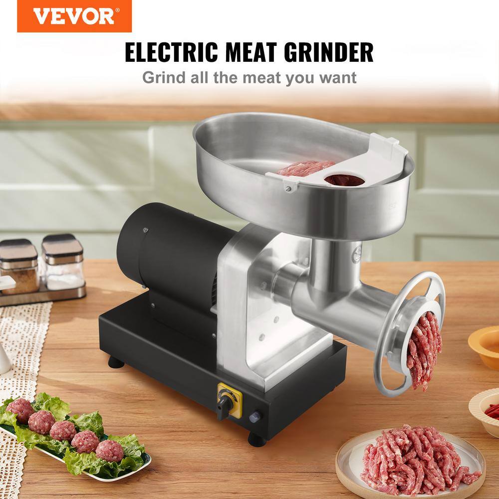 Heavy Duty Stainless Steel Electric Meat Grinder with Sausage Stuffer