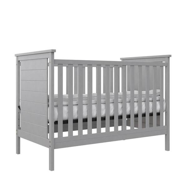 BABY RELAX Eloise 3-in-1 Gray Convertible Crib DE68271 - The