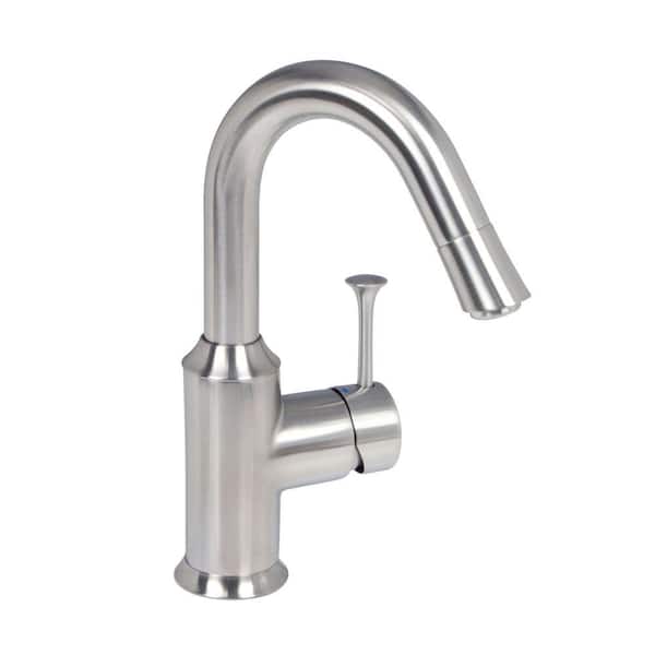 American Standard Pekoe Single-Handle Bar Faucet in Stainless Steel