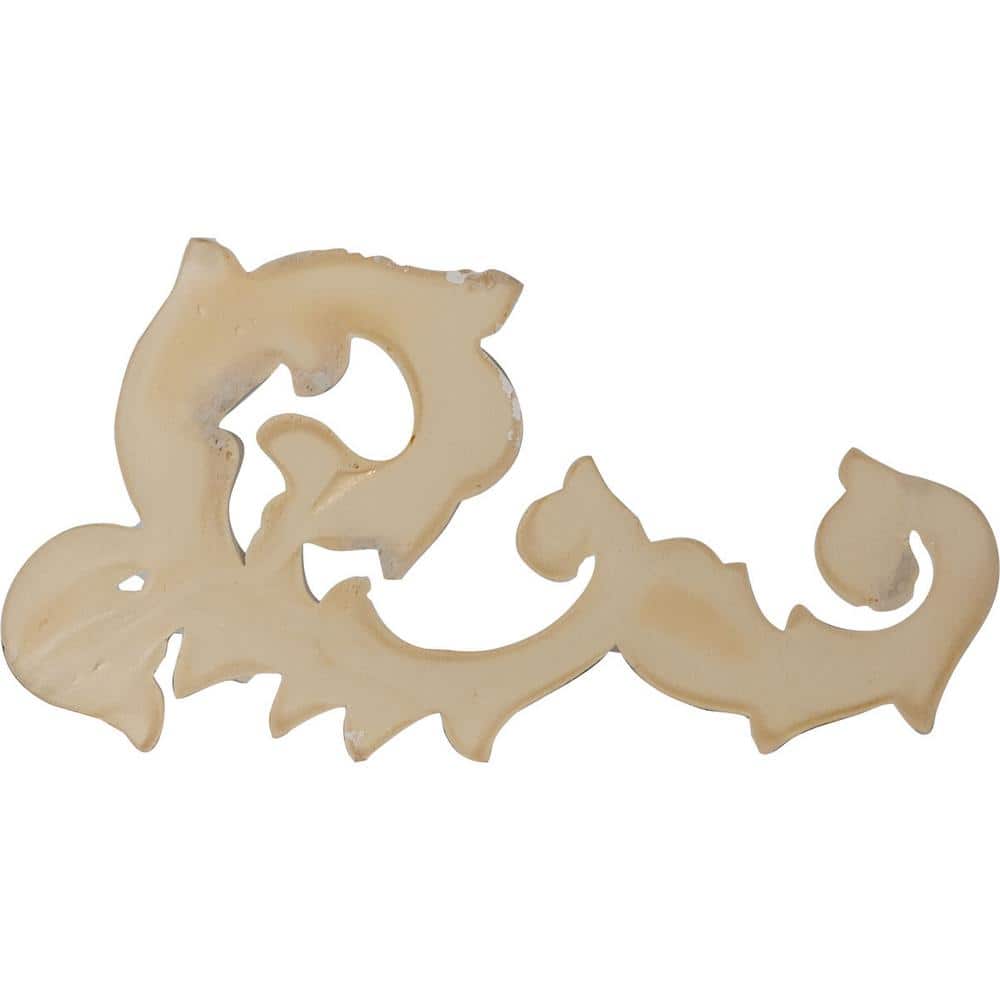 Primed Architectural Urethane Scroll Onlay 7.25'' H x 23.5'' W