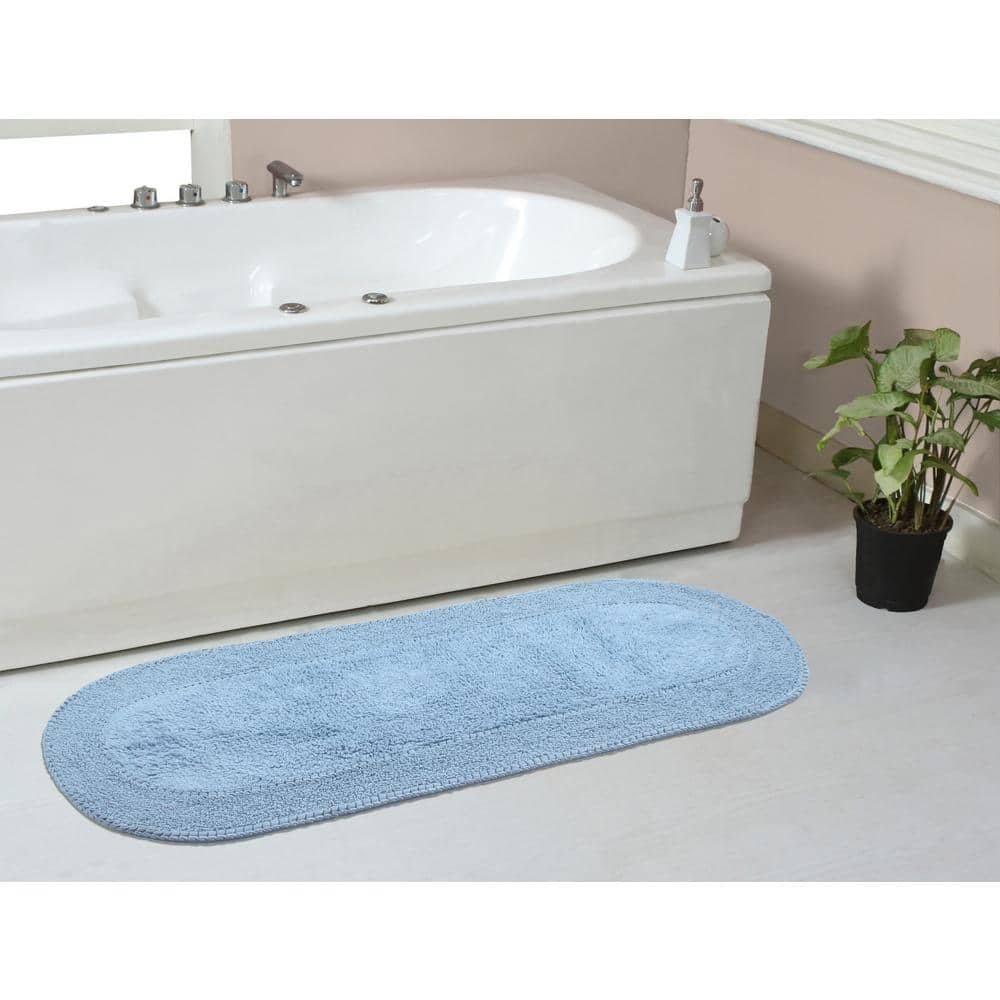 Large White Washed Rosewood Bath and Floor Runner