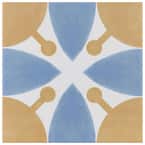 Revival Leaf 7-3/4 in. x 7-3/4 in. Ceramic Floor and Wall Tile (10.75 sq. ft./Case)