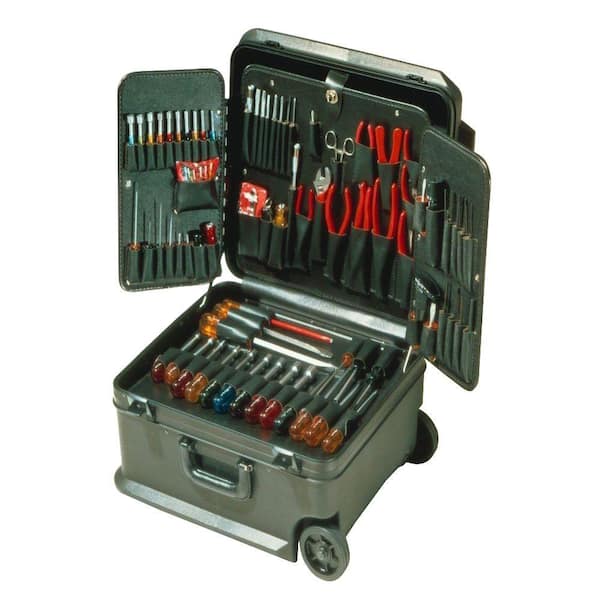 Xcelite 100 Series Service Tool Kit with Wheeled Case (86-Piece)