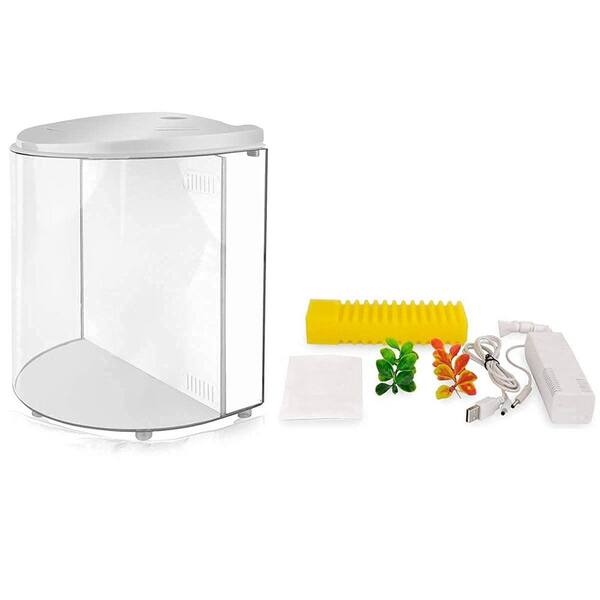 thumbnail image 2 of Pet Pioneer Betta Cup – Plastic Fish Tank With Cover – 2.76" Diameter X 3.15" H – Small Display Aquarium 2 of 2