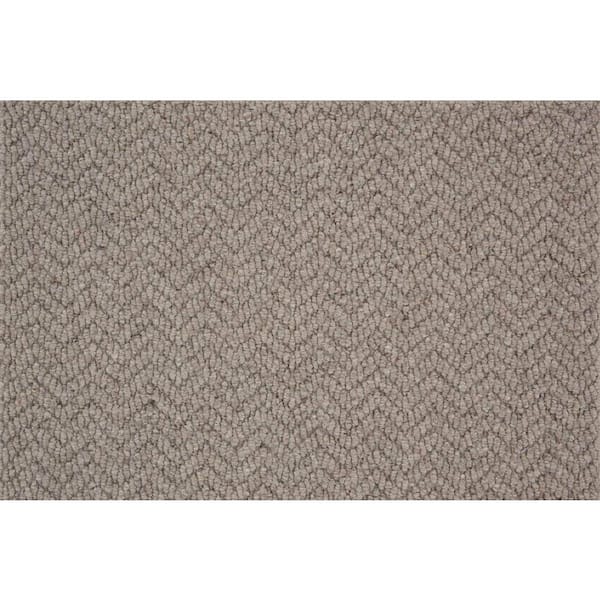 Natural Harmony Crescendo Cobblestone Custom Area Rug with Pad