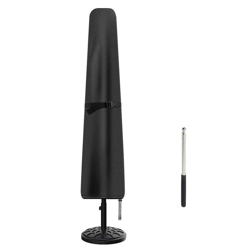 Black Patio Umbrella Cover, Waterproof Umbrella Covers for 7 ft. to 9 ft. Outdoor Umbrellas Parasol Covers with Push Rod price history on PriceWatchPro