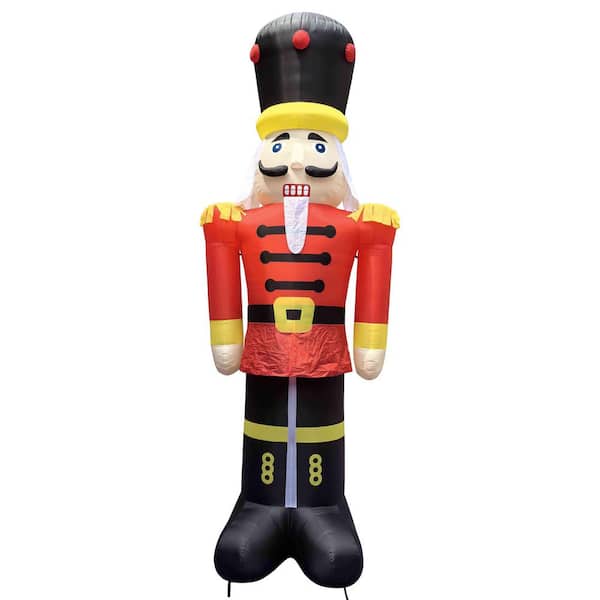 Lighted Inflatable Nutcracker Soldier Commercial Outdoor Christmas Decoration-20ft.