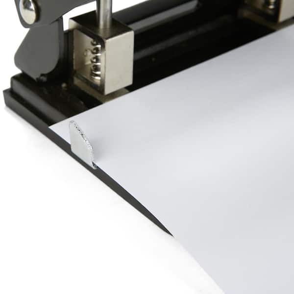 SIRCLE One-Hole, Heavy-Duty Paper Punch: 12 Sheet Capacity, Metal