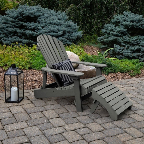 King Hamilton Coastal Teak 2-Piece Recycled Plastic Outdoor Seating Set