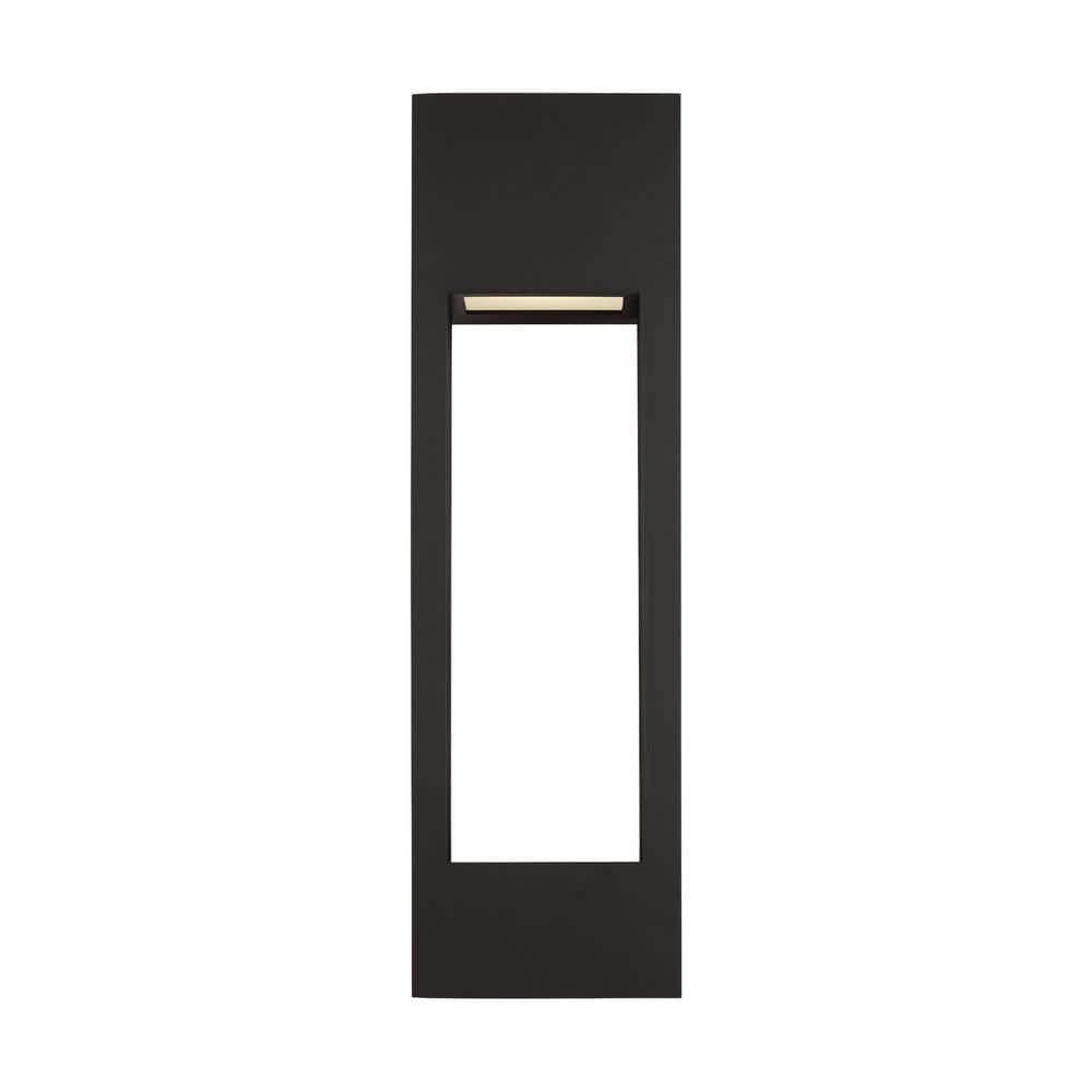 Testa Extra Large 2-Light Black LED Outdoor Wall Lantern Sconce (1-Pack) price history on PriceWatchPro