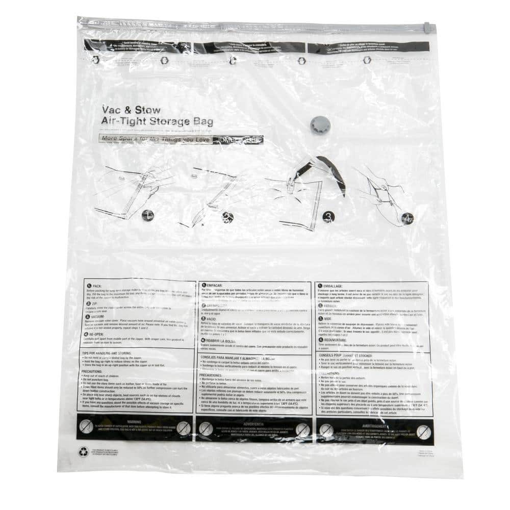 Airtight Jumbo Vacuum Storage Bags for Bedding and Clothes