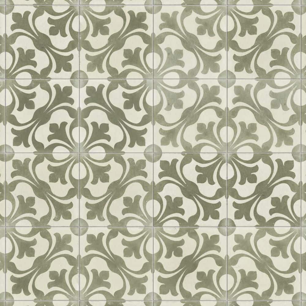 Kings Nouveau Sage 17-5/8 in. x 17-5/8 in. Ceramic Floor and Wall Tile (10.95 square feet /Case) price history on PriceWatchPro