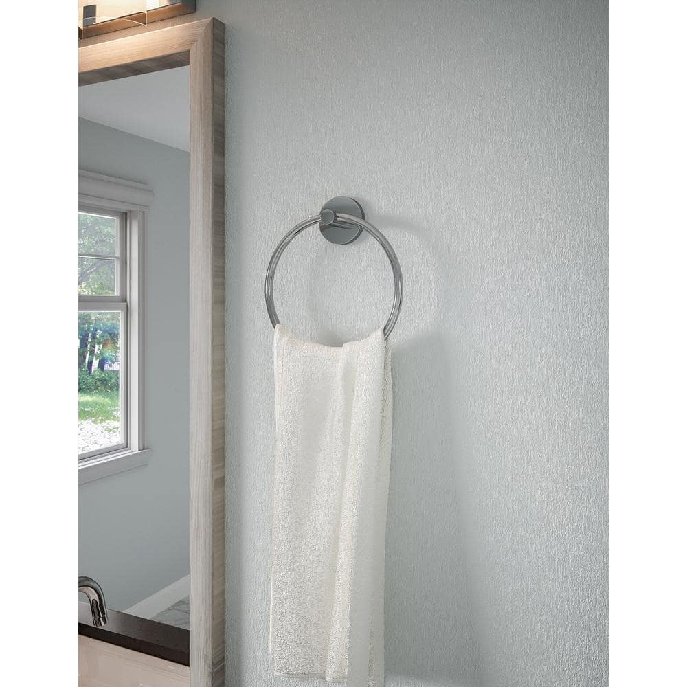 Graz Polished Chrome Modern Wall-Mounted Robe Hook