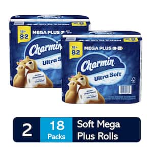 Ultra-Soft Toilet Paper (275-Sheets Per Roll) (18-Mega Plus Rolls, Multi-Pack 2)