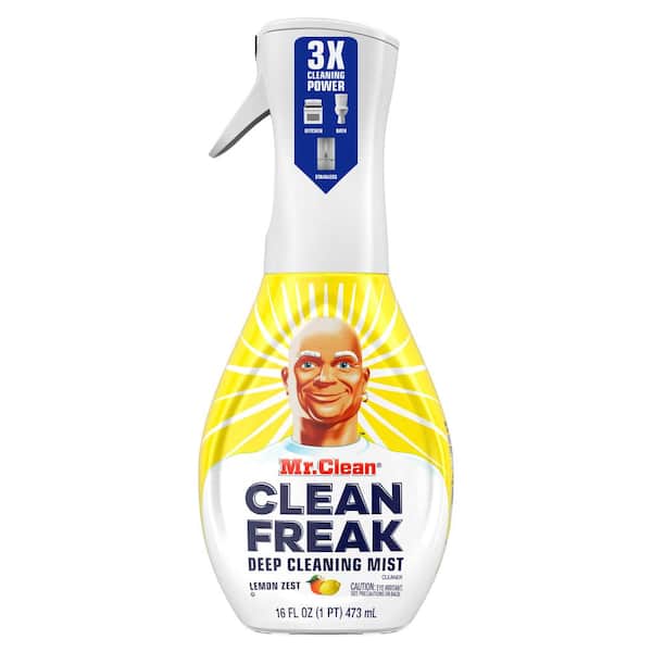 Clean Freak Deep Cleaning Mist Multi-Surface Spray, Lemon, 16 oz Spray Bottle Clean Freak Deep Cleaning Mist Multi-Surface Spray, Lemon, 16 oz Spray Bottle