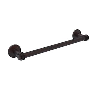 Continental Collection 24 in. Towel Bar with Dotted Detail in Venetian Bronze