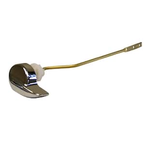 Toilet Tank Trip Lever for TOTO THU004 Side Mount with 10 in. Offset Brass Arm and Metal Handle in Chrome Plated