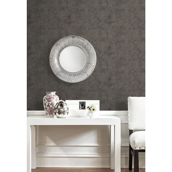 Marble Effect Brown Paper Non - Pasted Strippable Wallpaper Roll (Cover 60.75 sq. ft.)