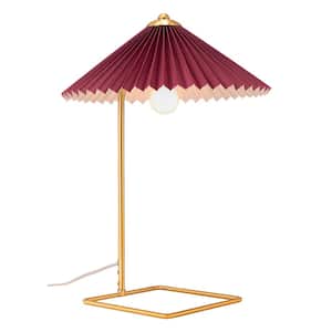 Charo 19.1 in. Red Table Lamp