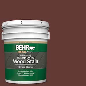 5 gal. #S-G-730 Tawny Port Solid Color Waterproofing Exterior Wood Stain