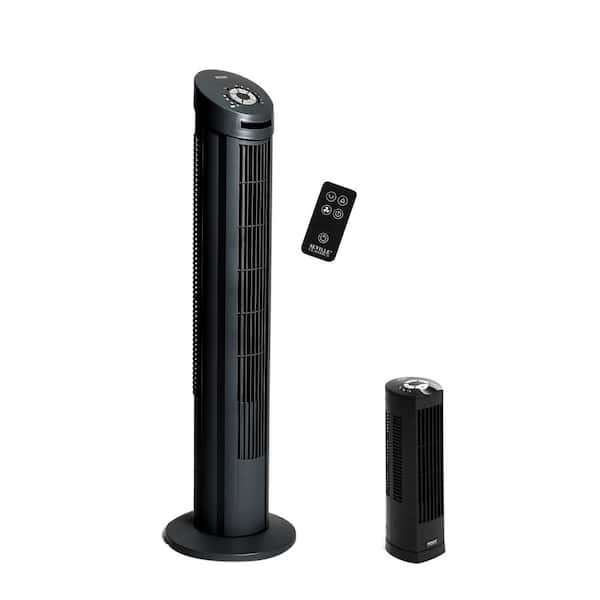 Black UltraSlimline Tower Fan Combo Pack