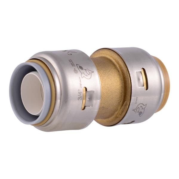 SharkBite Max 3/4 in. Push-to-Connect Brass Polybutylene Conversion Coupling Fitting