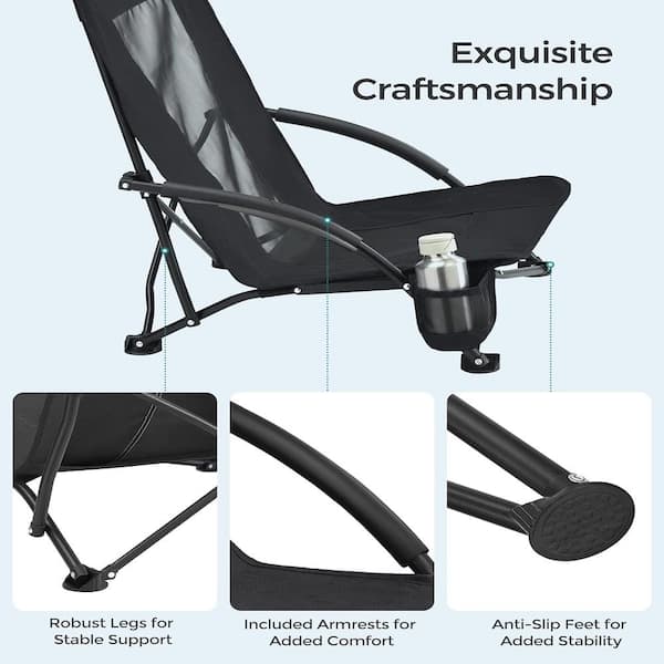 トヨトミ　Pole Low Chair blue-itopfox-camping-chairs-