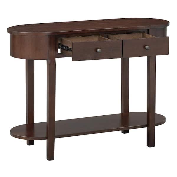 COWLOWN 40 in. W x 15.5 in. D x 30 in. H Bathroom Brown Linen Cabinet
