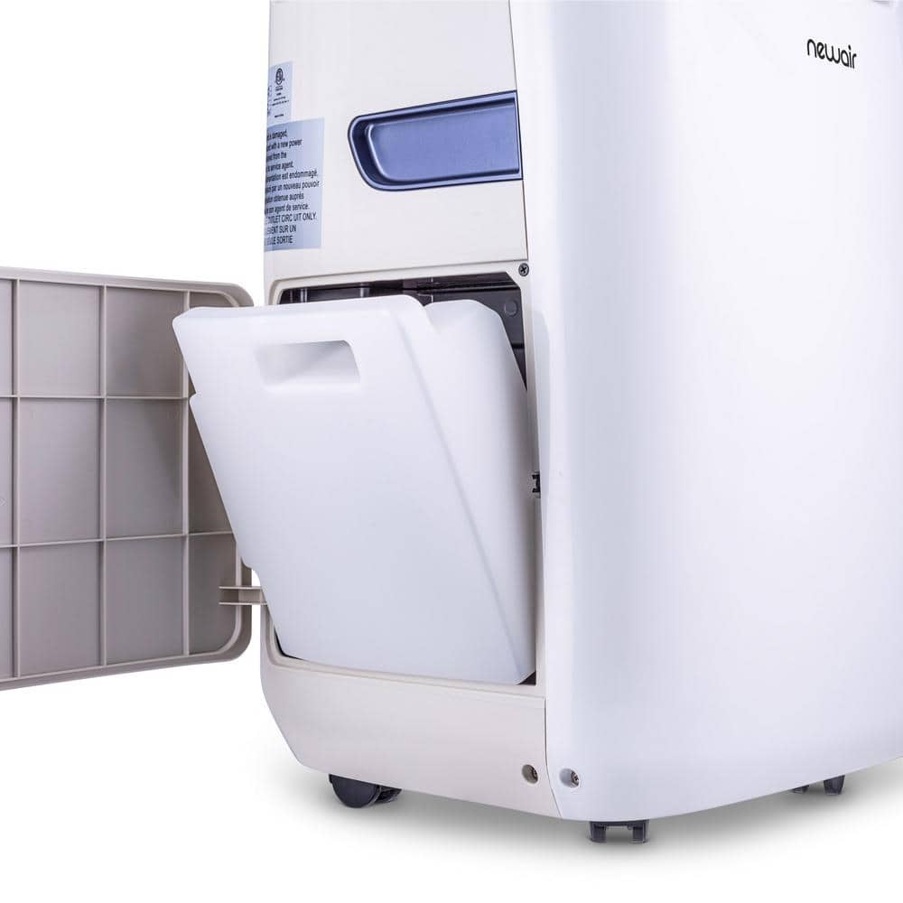 Newair 14,000 BTU White and Blue Gray Portable Air Conditioner and Heater